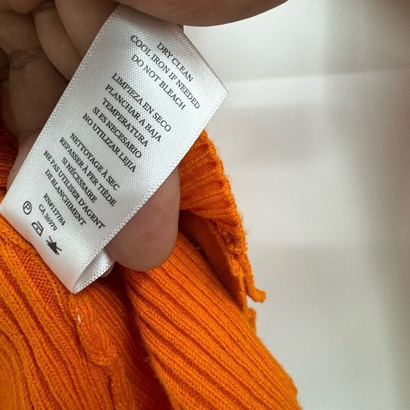 Rails Ribbed Cotton Blend Button Front Cardigan Sweater Long Sleeve Size 2XS - Picture 9 of 10